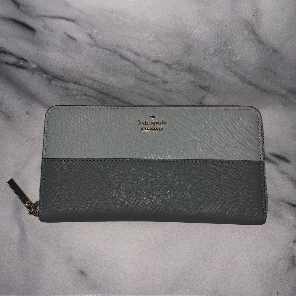 Kate Spade Dual Tone Zipper Wallet